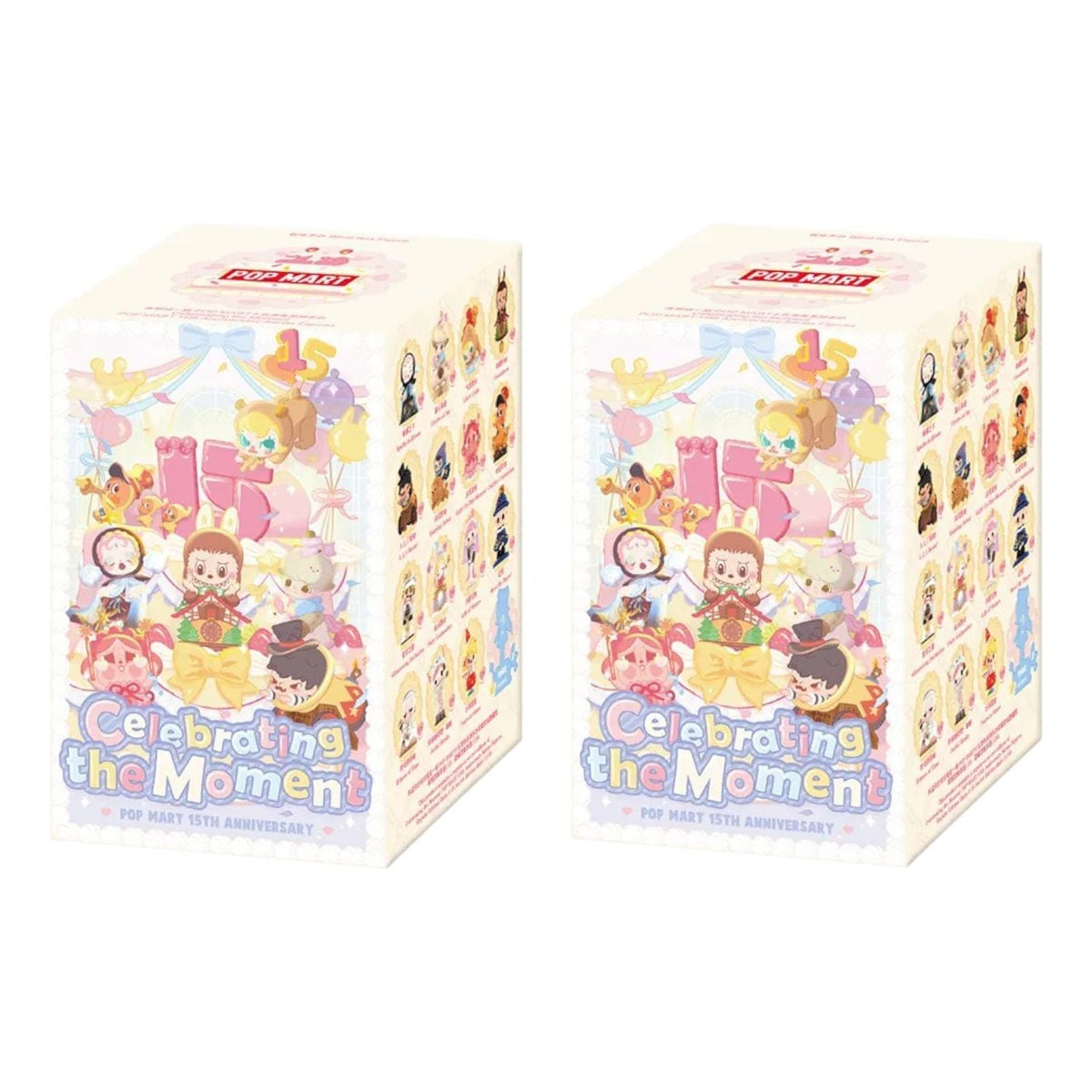 Pop Mart Celebrating the Moment 15Th Anniversary Figures Sealed Case (2 Blind Boxes) PPMT-2510-0038-985866238
