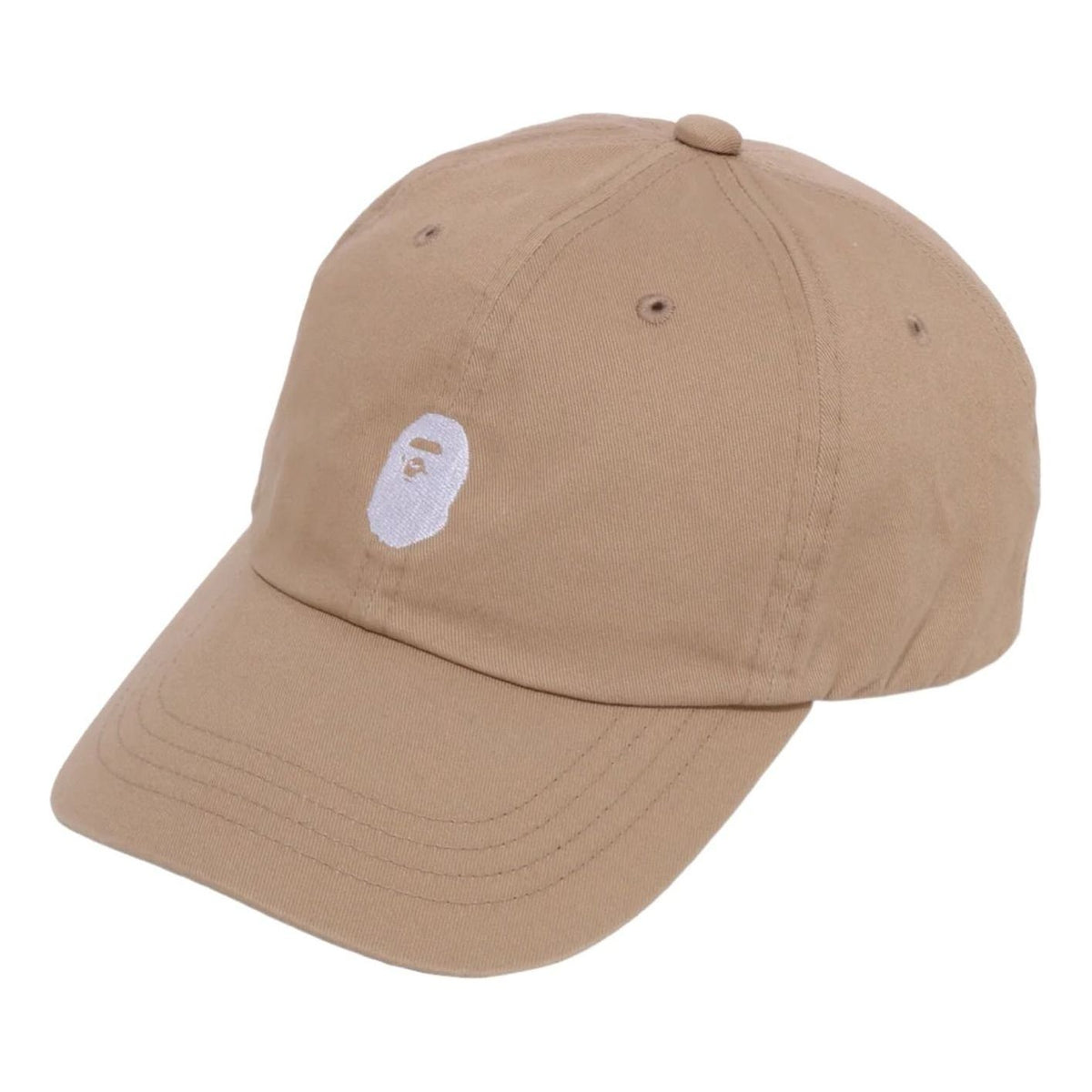 A Bathing Ape Ape Head One Point Panel Cap 'Beige' 0ZXCPM003801RBGX