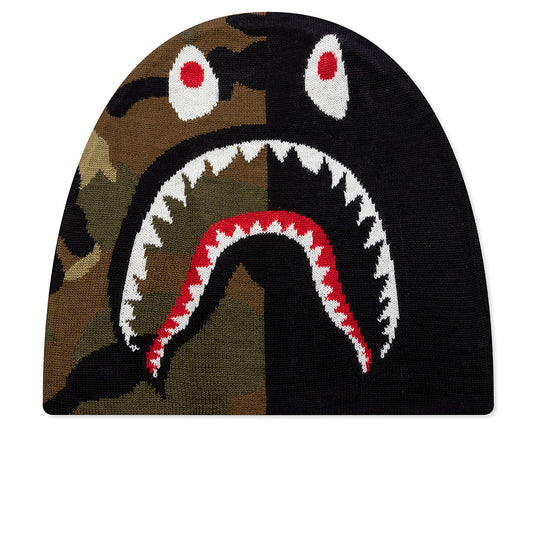 1st Shark Knit Cap - Black