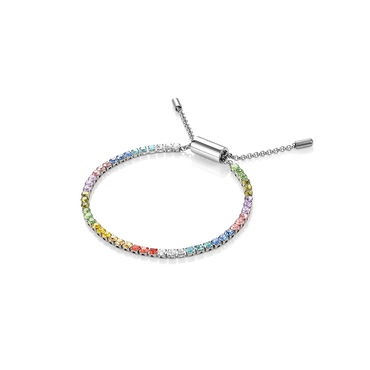Clat Multi-Color Tennis Bracelet