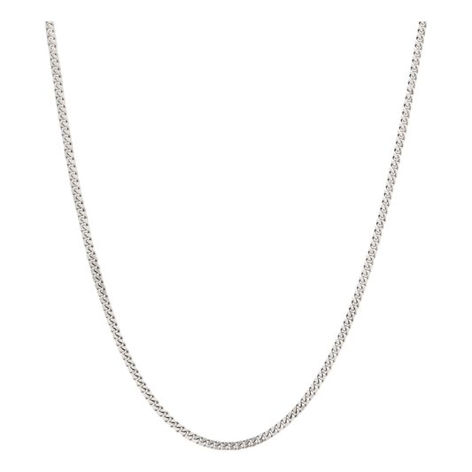 Curb Chain M 925 Sterling Silver 20.5 Inche
