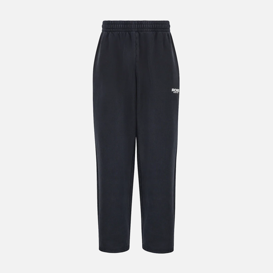 WIDE LEG TRACKPANT - WASHED BLACK