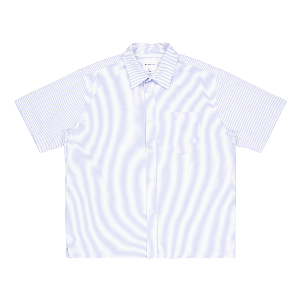 Ivan Oxford Monogram Blue Stripe