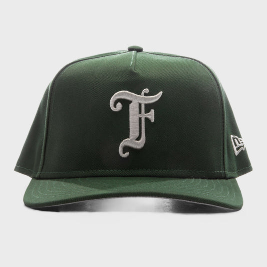 9FIFTY Curved A-Frame Old English F Snapback - Rifle Green