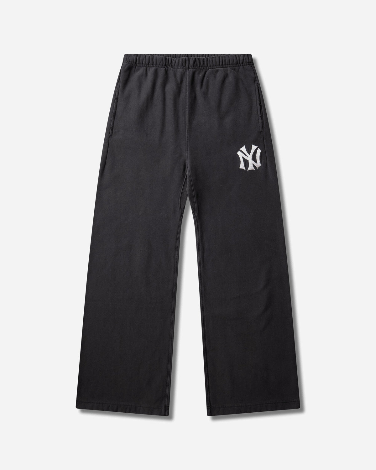 Men's New York Yankees MLB Cooperstown Wide Leg Sweatpants Black