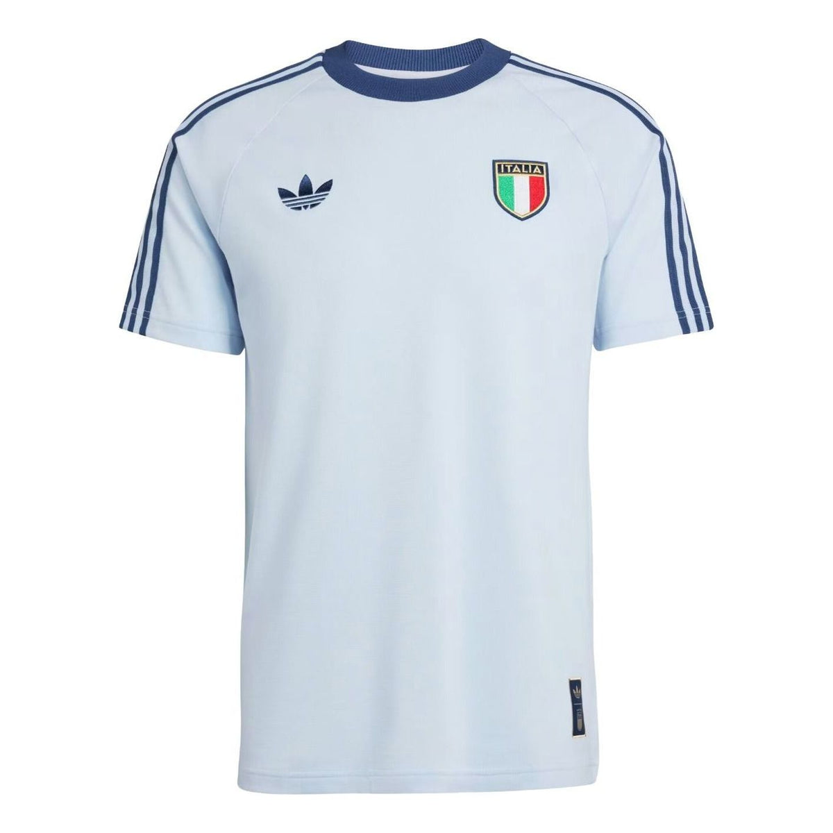 adidas Italy 2026 T-Shirt Asia Sizing 'Aeroblue' JY9624