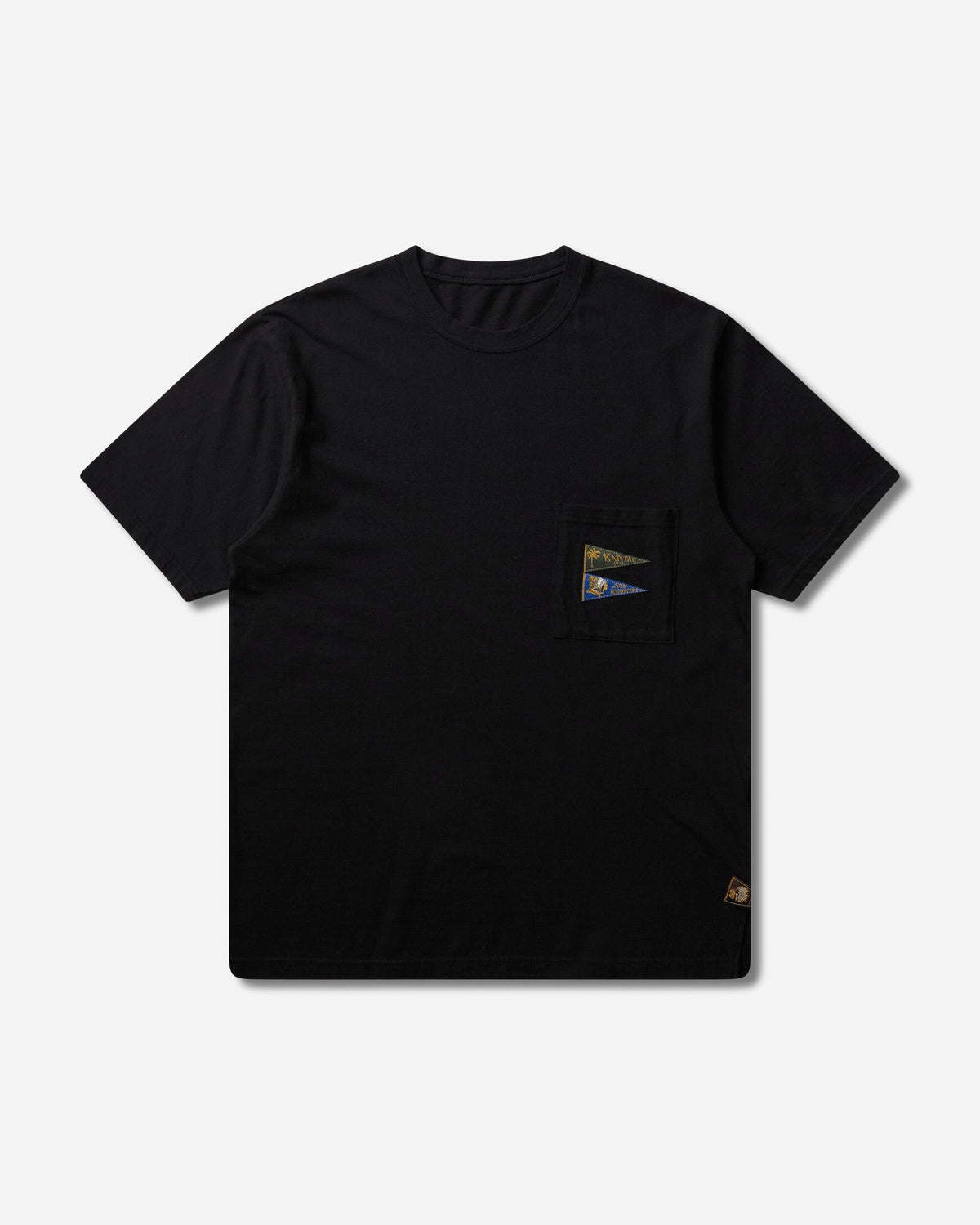 Men's 20/-Jersey Pennant T-Shirt (3Flags) Black