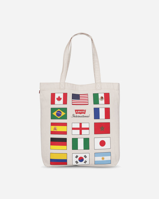 International Football Tote Bag Beige