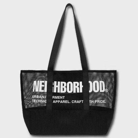 Mesh Tote Bag - Black