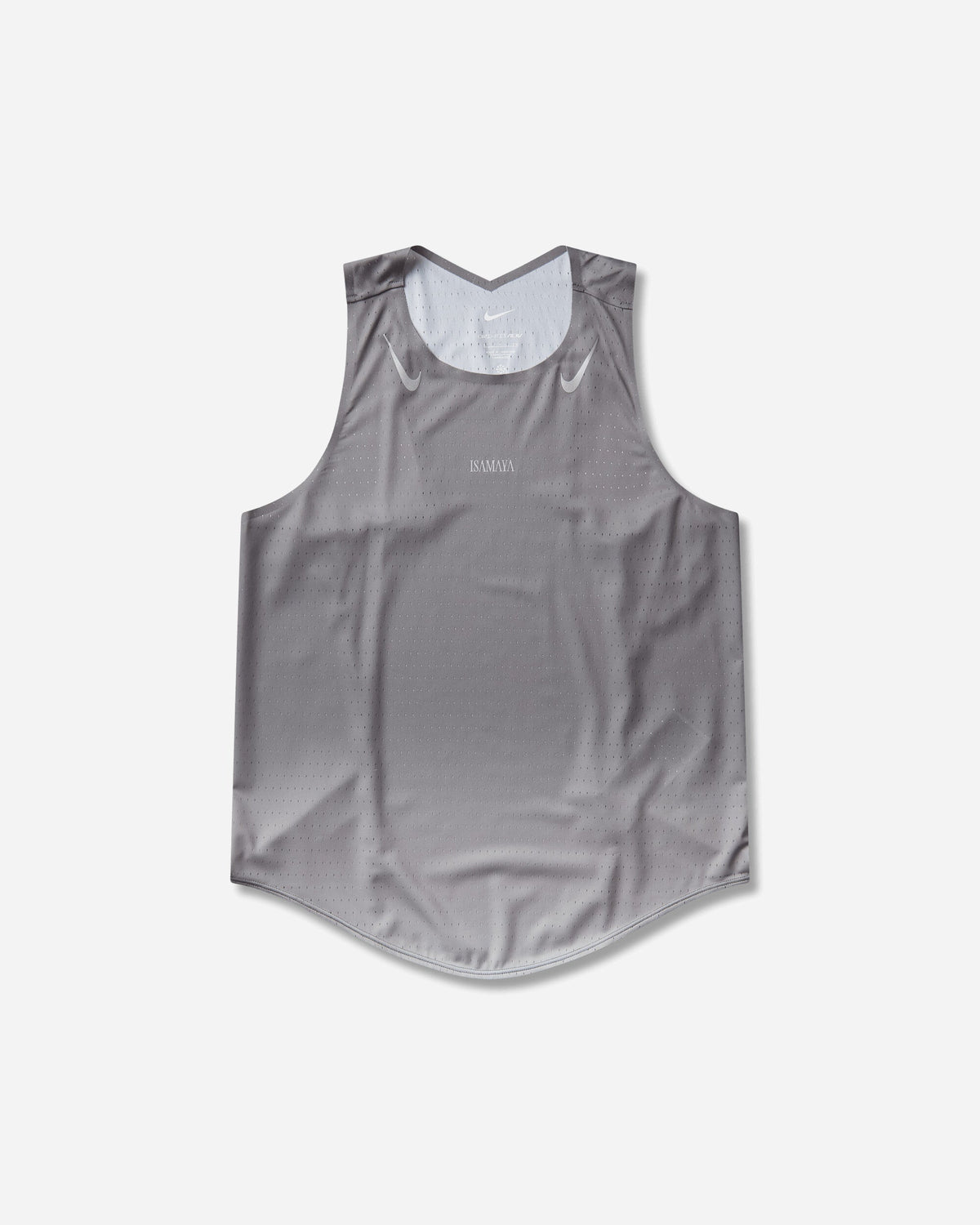Women's Isamaya Ffrench Dri-FIT ADV Running Vest Smoke Grey / Pure Platinum