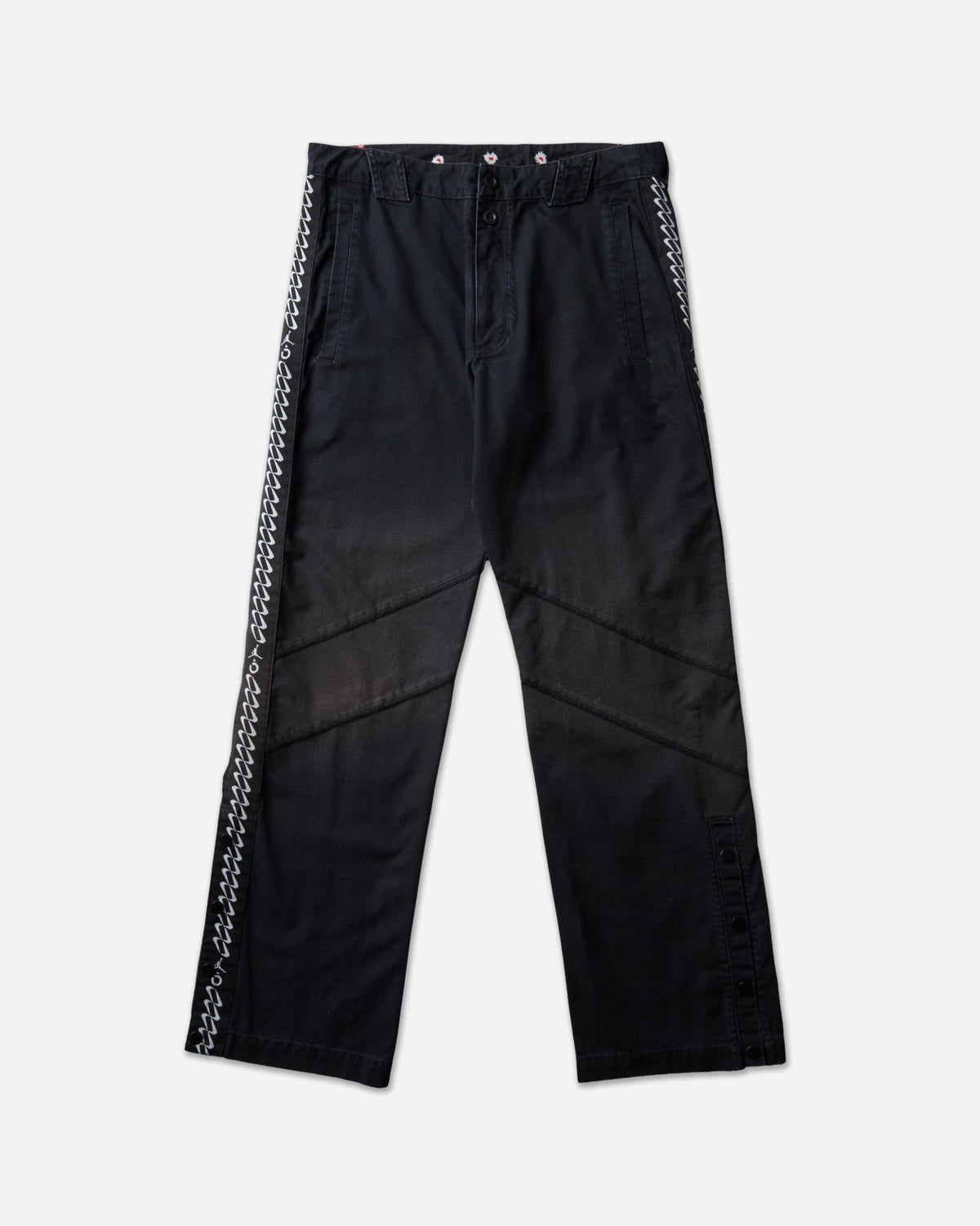 NÒMARHYTHM TEXTILE Twisted Pants Black