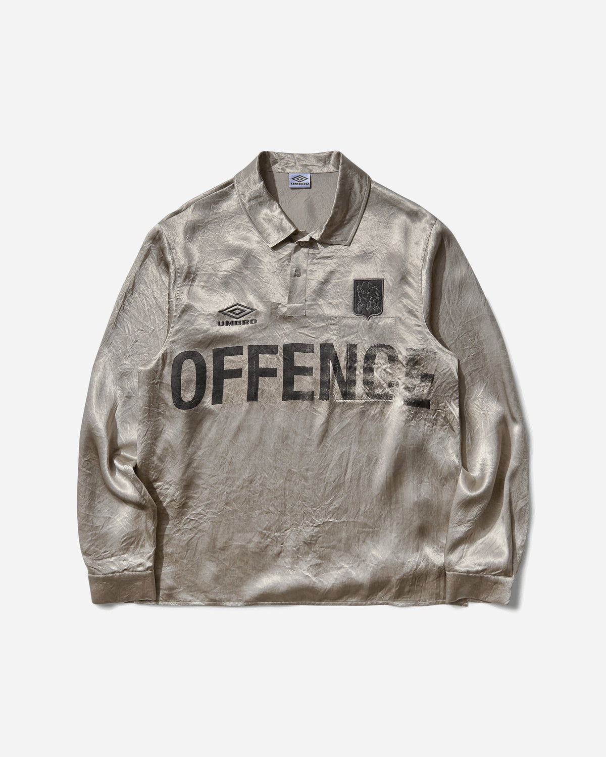 Satin Enfield Shirt Silver Pearl