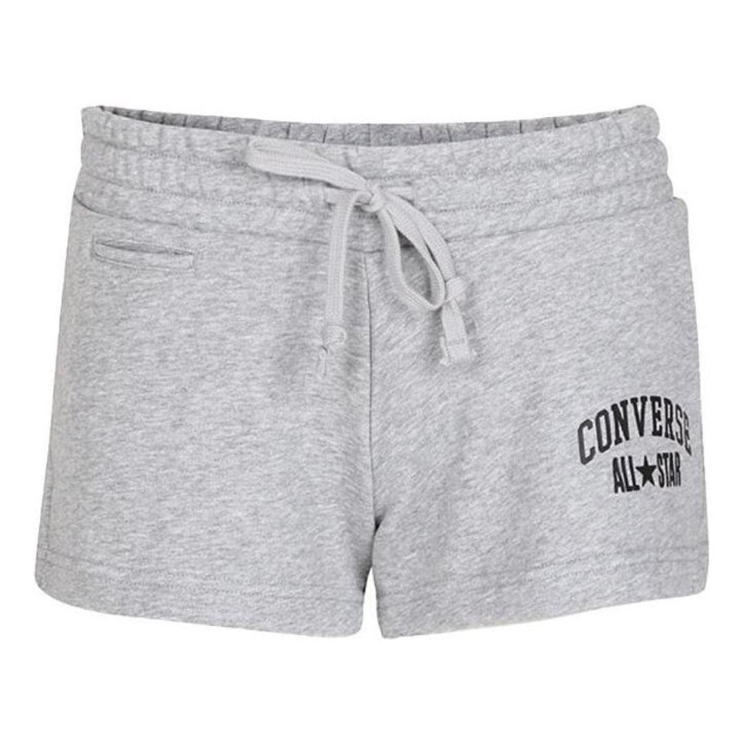 (WMNS) Converse Chuck Taylor All Star Running Shorts Asia Sizing 'Grey Black' 10017829-A02