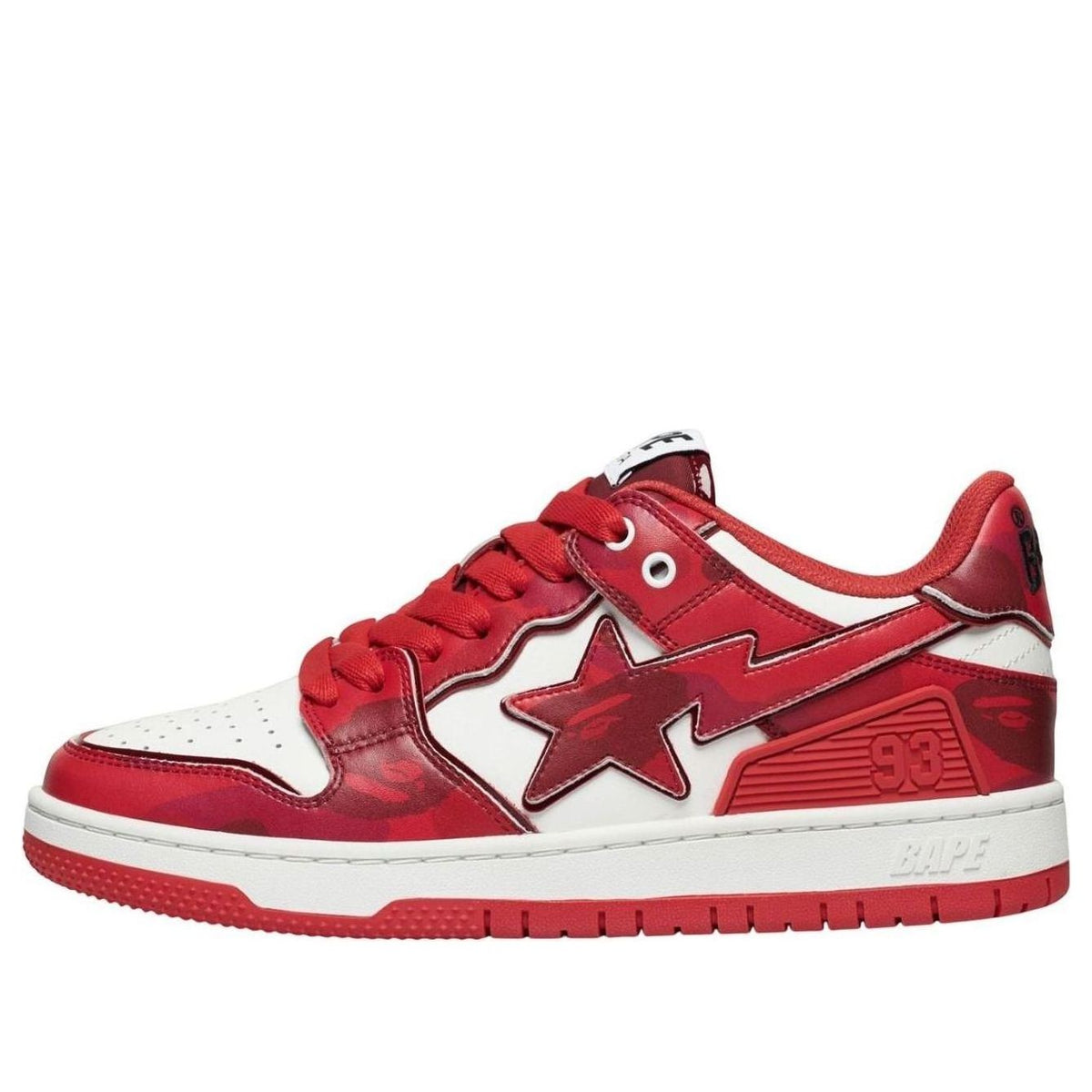 A Bathing Ape SK8 STA #1 'Red' 1K80-191-310-RED