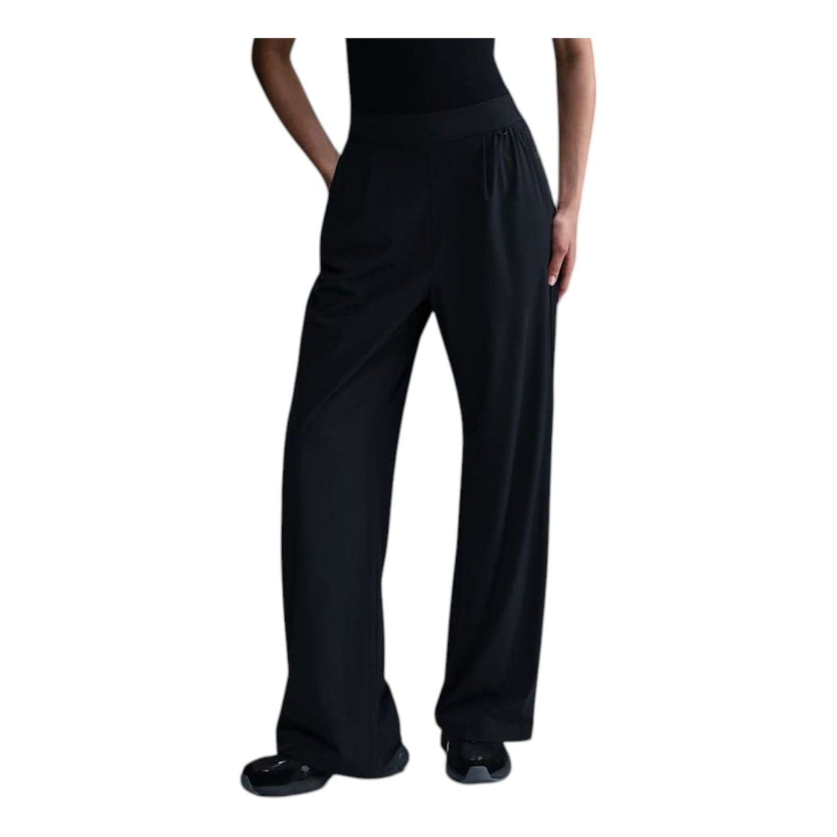 (WMNS) Nike 24.7 PerfectStretch Dri-FIT High-Rise Loose-Fit Pants 'Black' HQ0236-010