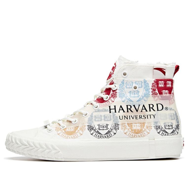 ANTA x Harvard Canvas High 'White' 112028652-8