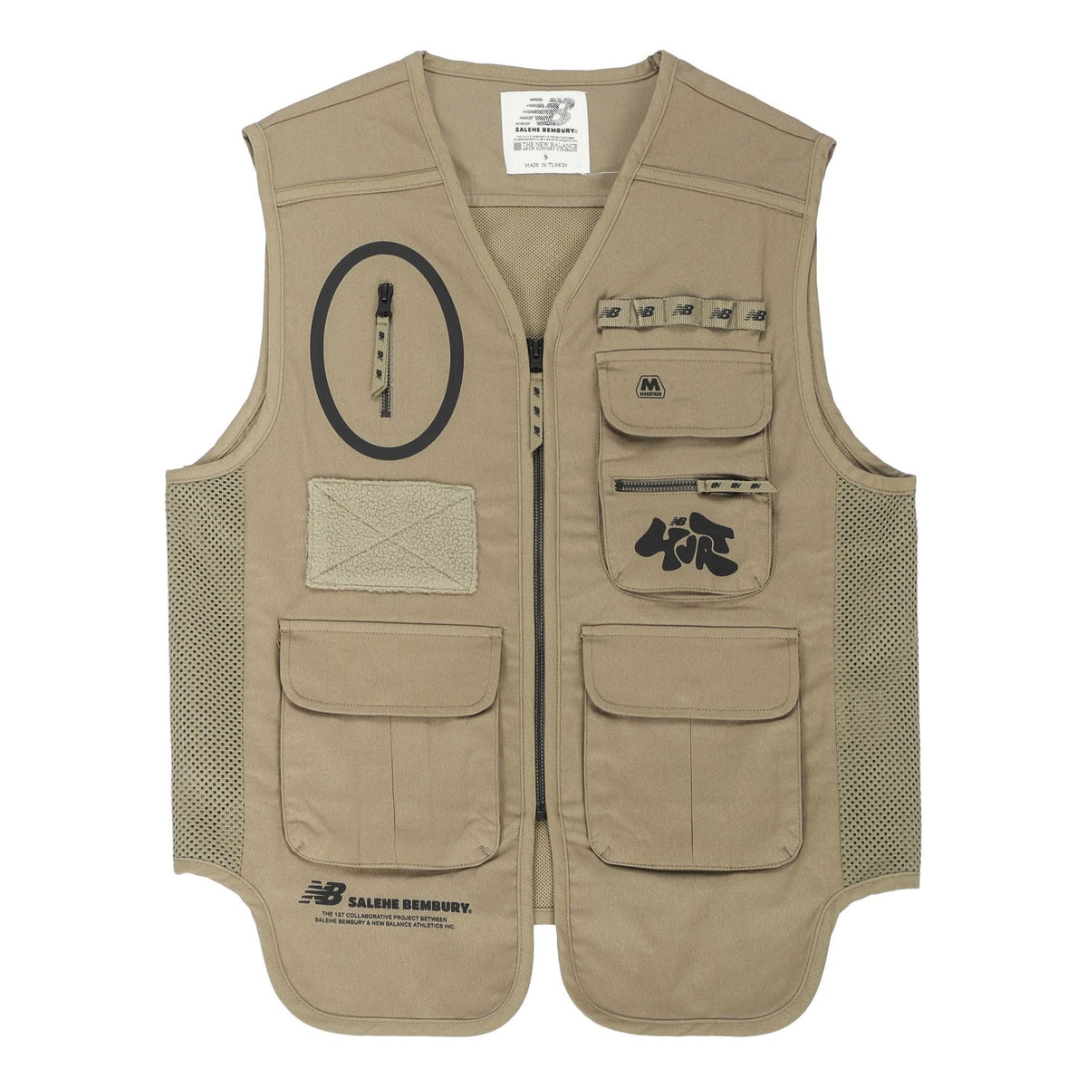 New Balance x Salehe Bembury Yurt Utility Vest Asia Sizing 'Khaki' MV11563-CGN