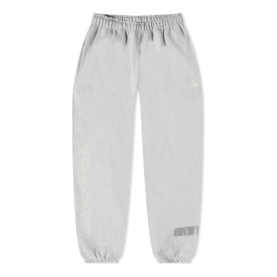 Men's Nike x ACG SS22 Alphabet Embroidered Bundle Feet Sports Pants/Trousers/Joggers Gray DM4246-050