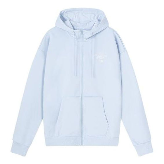 New Balance Sportswear Hooded Jacket Asia Sizing 'Sky Blue' 6DD12033-LBL