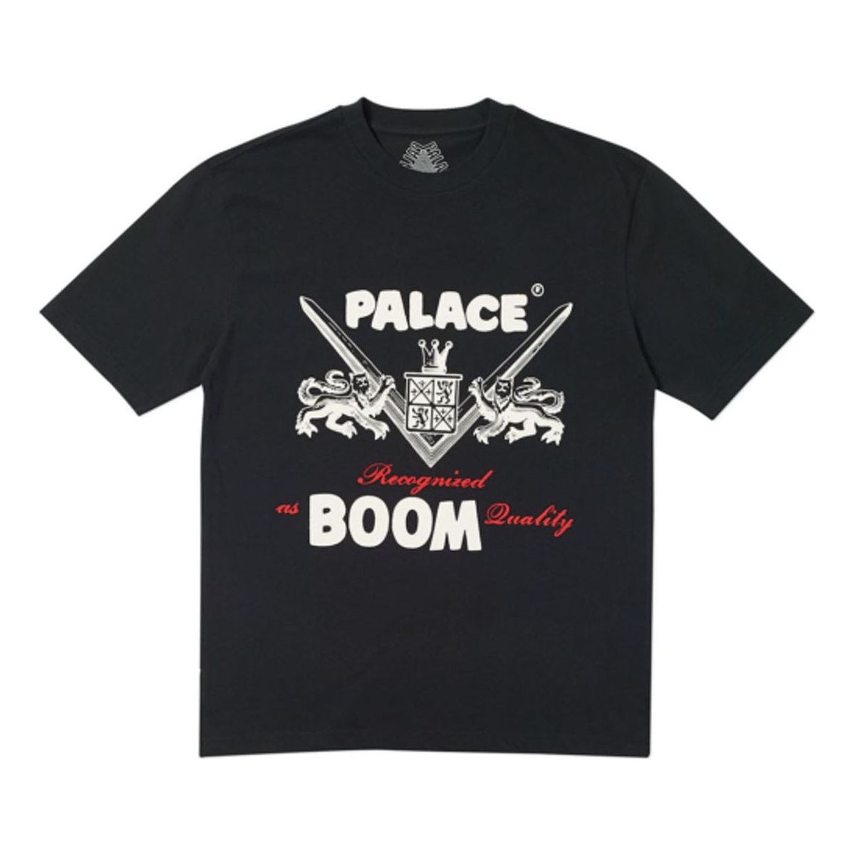 PALACE Boom Quality T-Shirt Black Short Sleeve P18FW080