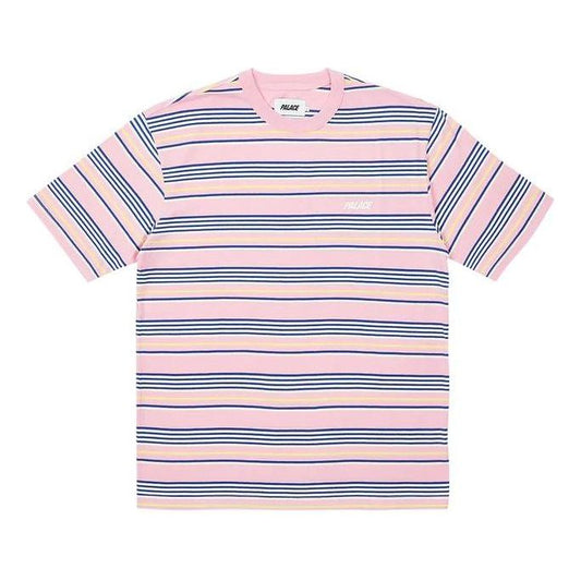 Palace Stripe T-Shirt 'Pink' P24ES028