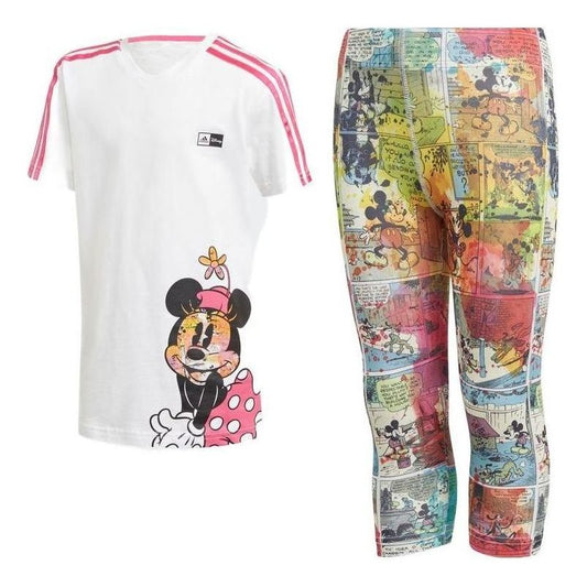 (GS) adidas Minnie Mouse Summer Set Asia Sizing 'White Pink' GM6921