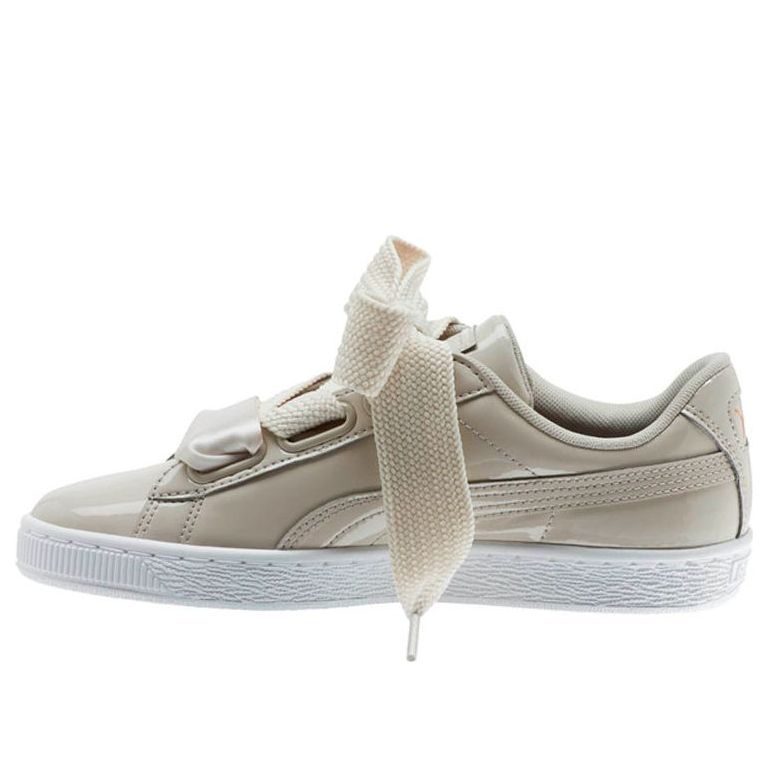(WMNS) PUMA Basket Heart Patent 'Silver Grey' 363073-22