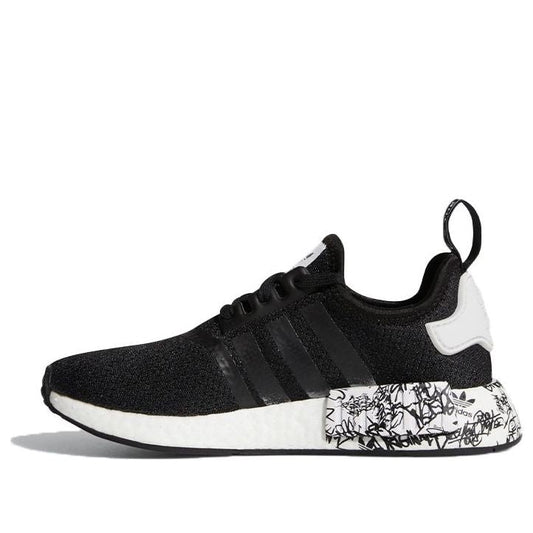 (GS) adidas NMD_R1 J 'Black Graffiti' EH1383