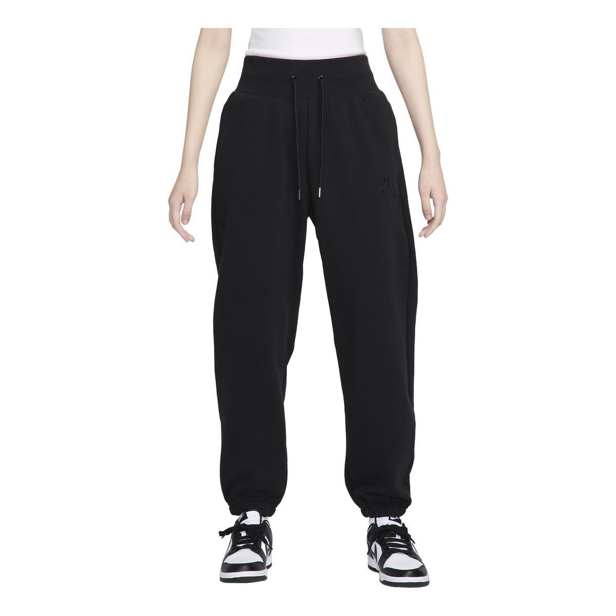 (WMNS) Nike Sportswear Phoenix Fleece Oversize Pants 'Black' HQ4870-010
