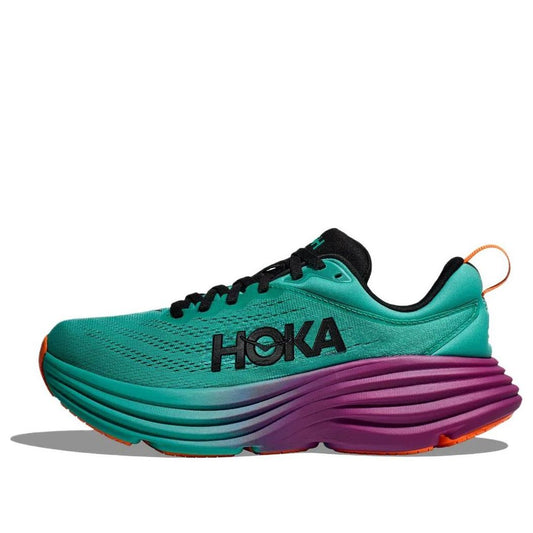 (WMNS) HOKA ONE ONE Bondi 8 'Electric Aqua Black' 1127952-EQB
