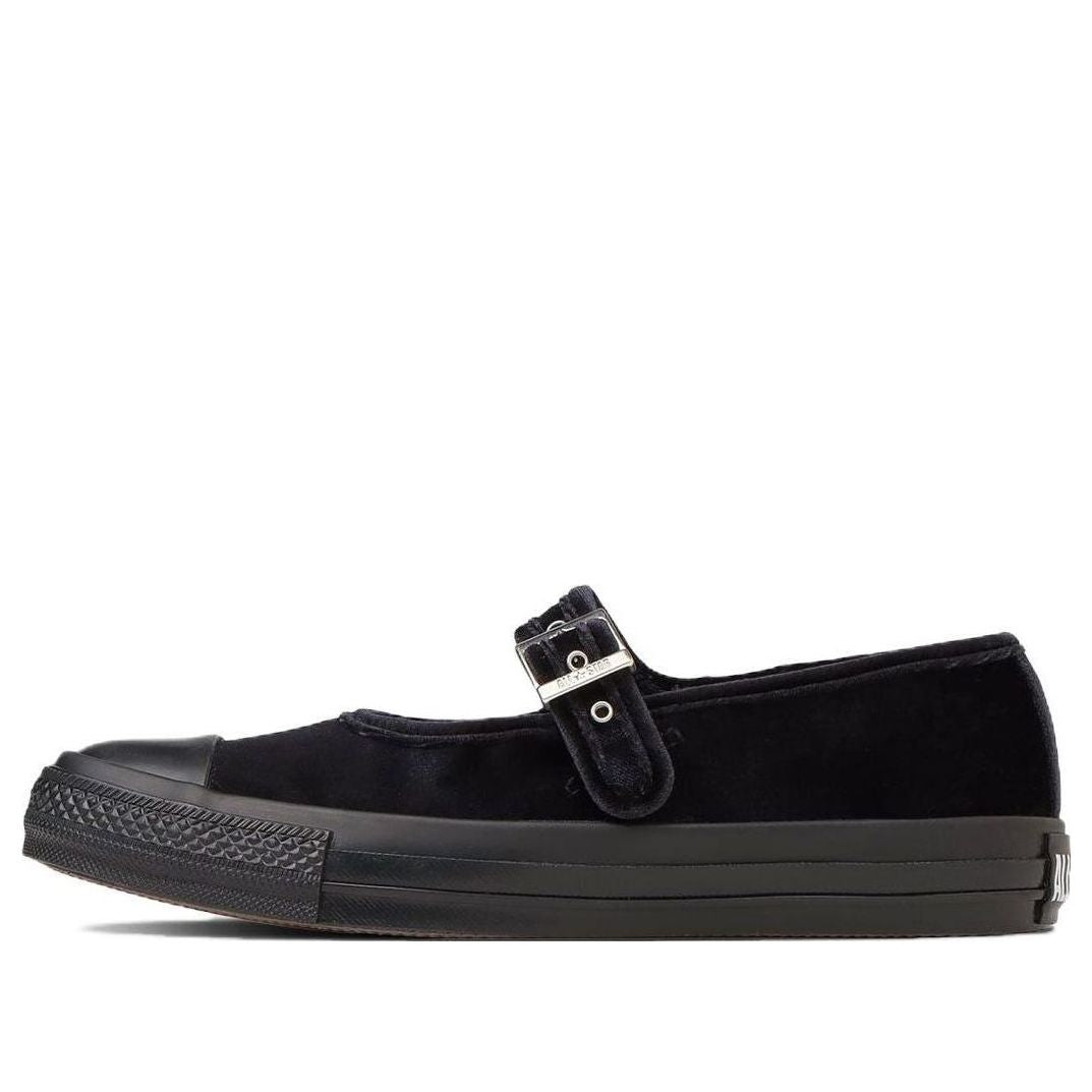 (WMNS) Converse Chuck Taylor All Star MJ Velvet OX 'Black' 31310390