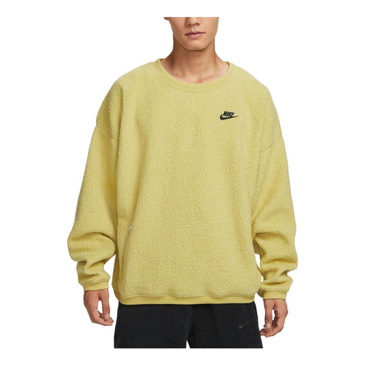 Nike Club Fleece Winterized Crewneck 'Light Golden' FB8379-720