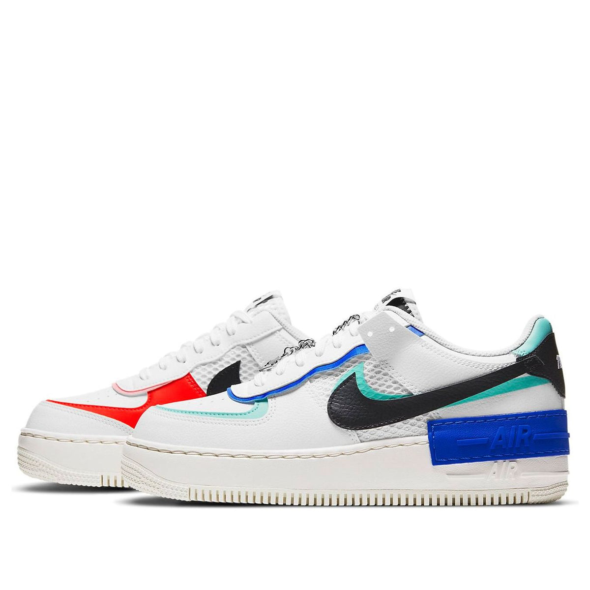(WMNS) Nike Air Force 1 Shadow 'White Blue' DH1965-100