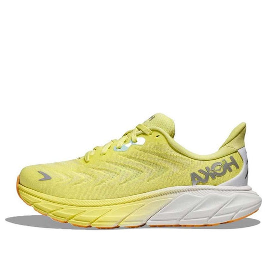 (WMNS) HOKA ONE ONE Arahi 6 'Citrus Glow White' 1123194-CGWHT