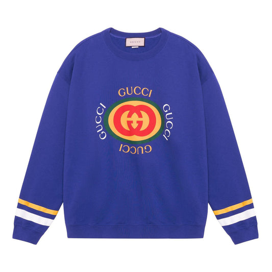 Gucci Cotton Jersey Sweatshirt 'Blue' 747809-XJFL8-4120