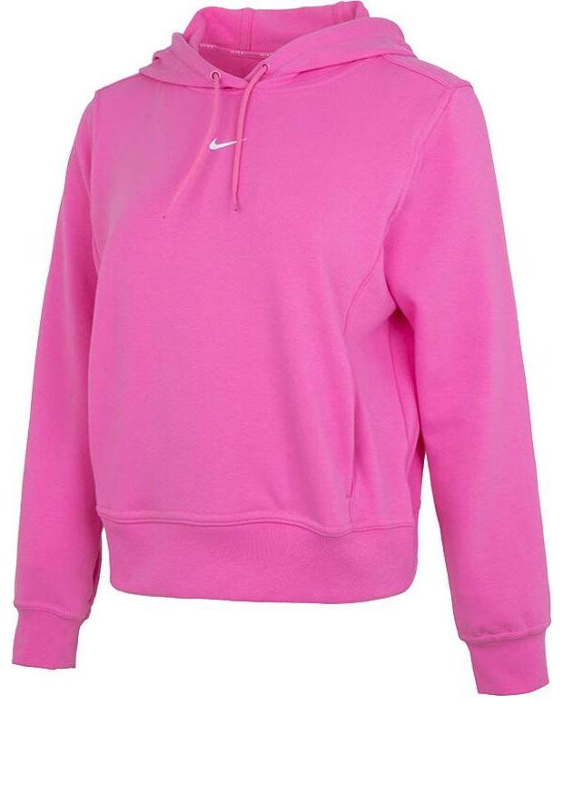 (WMNS) Nike DRI-FIT ONE Quick-Drying French Terry Pullover Hoodie 'Pink' FB5144-675