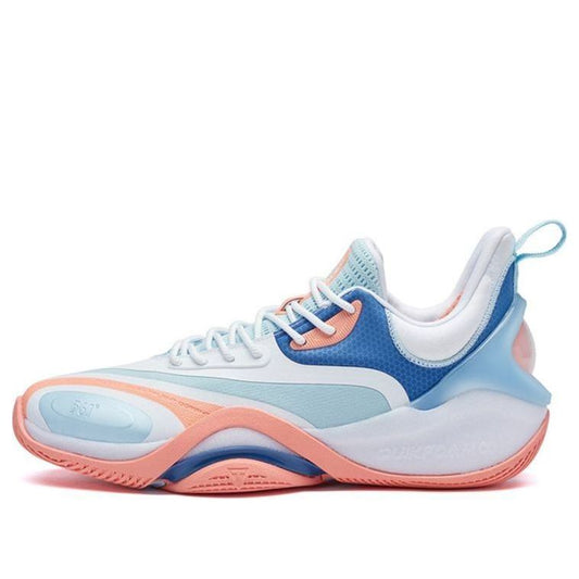361 Degrees  Spencer Dinwiddie Flowing Time Professional Basketball Shoes 'White Blue Pink' 572211104-4