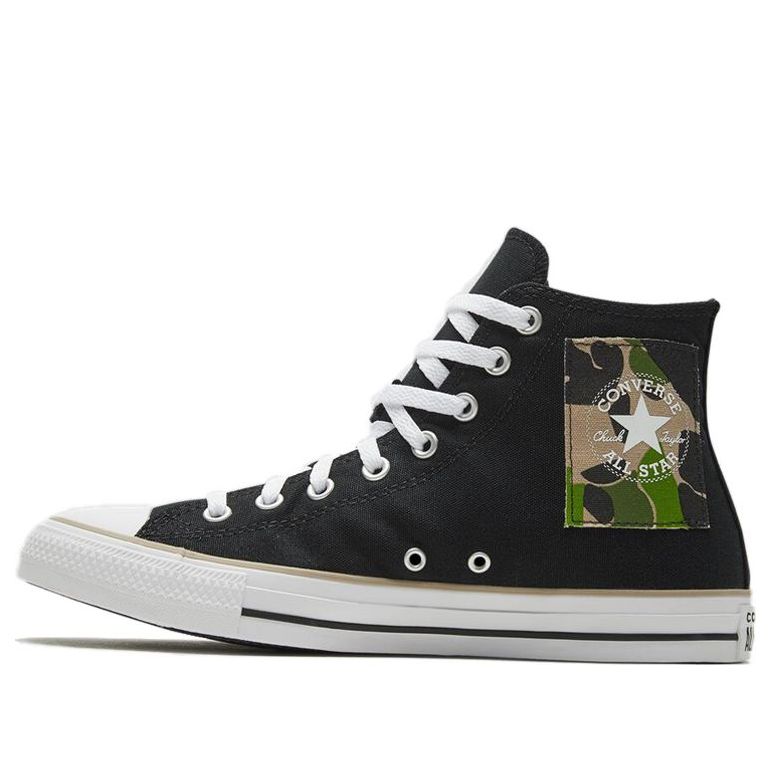 Converse Chuck Taylor All Star 'Black White Camo Patch' 167179C