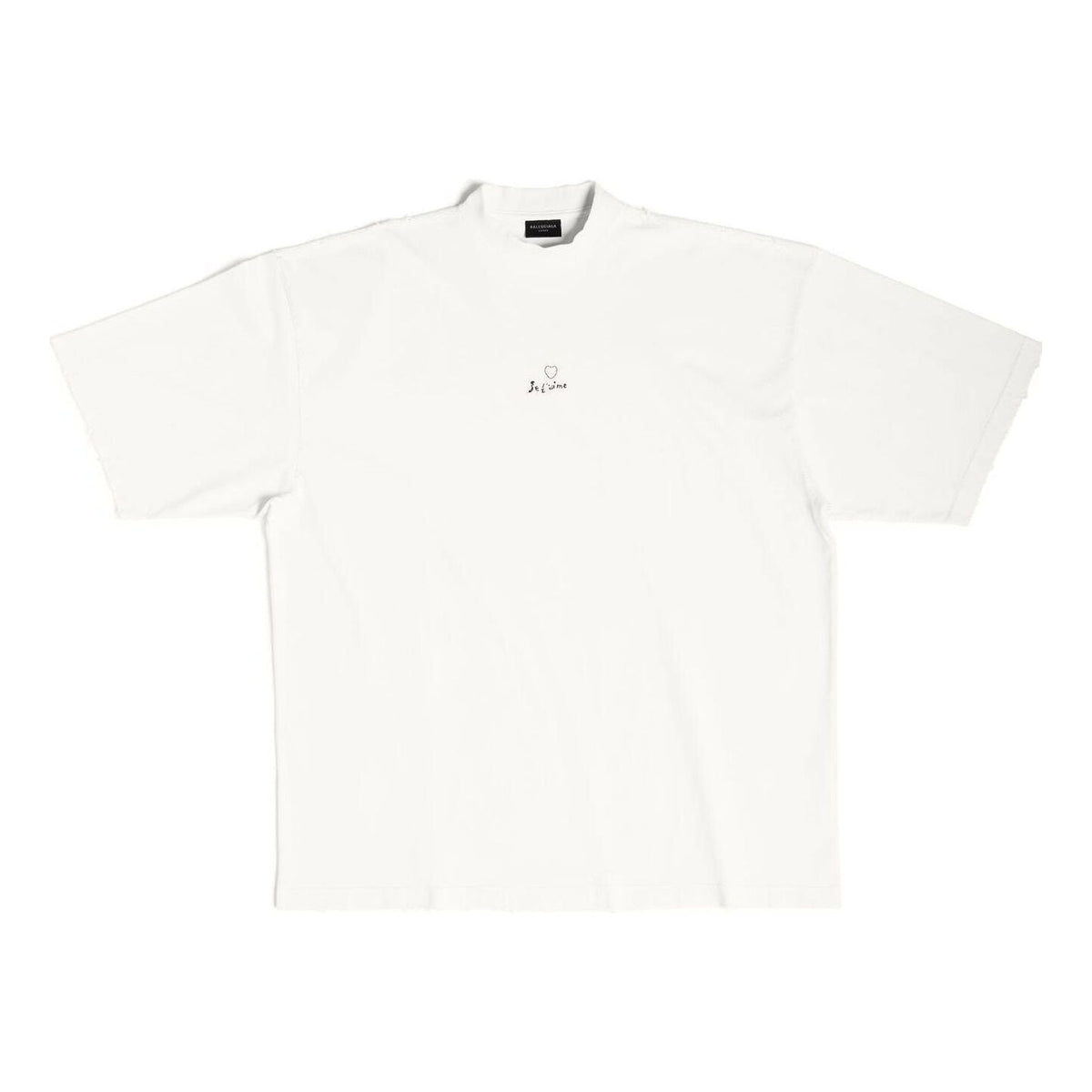 Balenciaga Je t'aime T-shirt Large Fit 'White' 744439TOVM79079