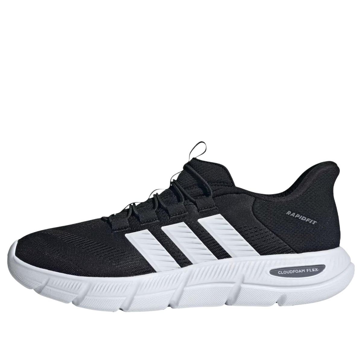 adidas Cloudfoam Flex Rapidfit Shoes 'Core Black Cloud White Grey Three' HP6994