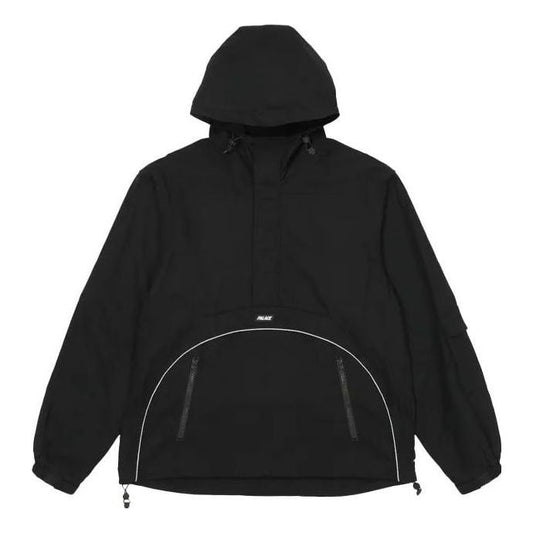 Palace Deflector 1/2 Zip Jacket 'Black' P22JK216