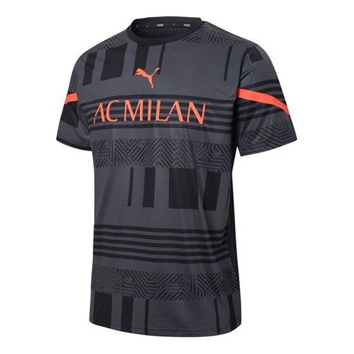 PUMA AC Milan 21/22 Prematch Jersey 'Black' 765053-04