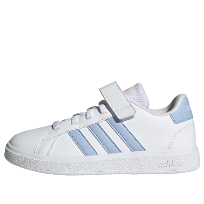 (GS) adidas Grand Court EL Top Strap 'White Blue Dawn' IG4841