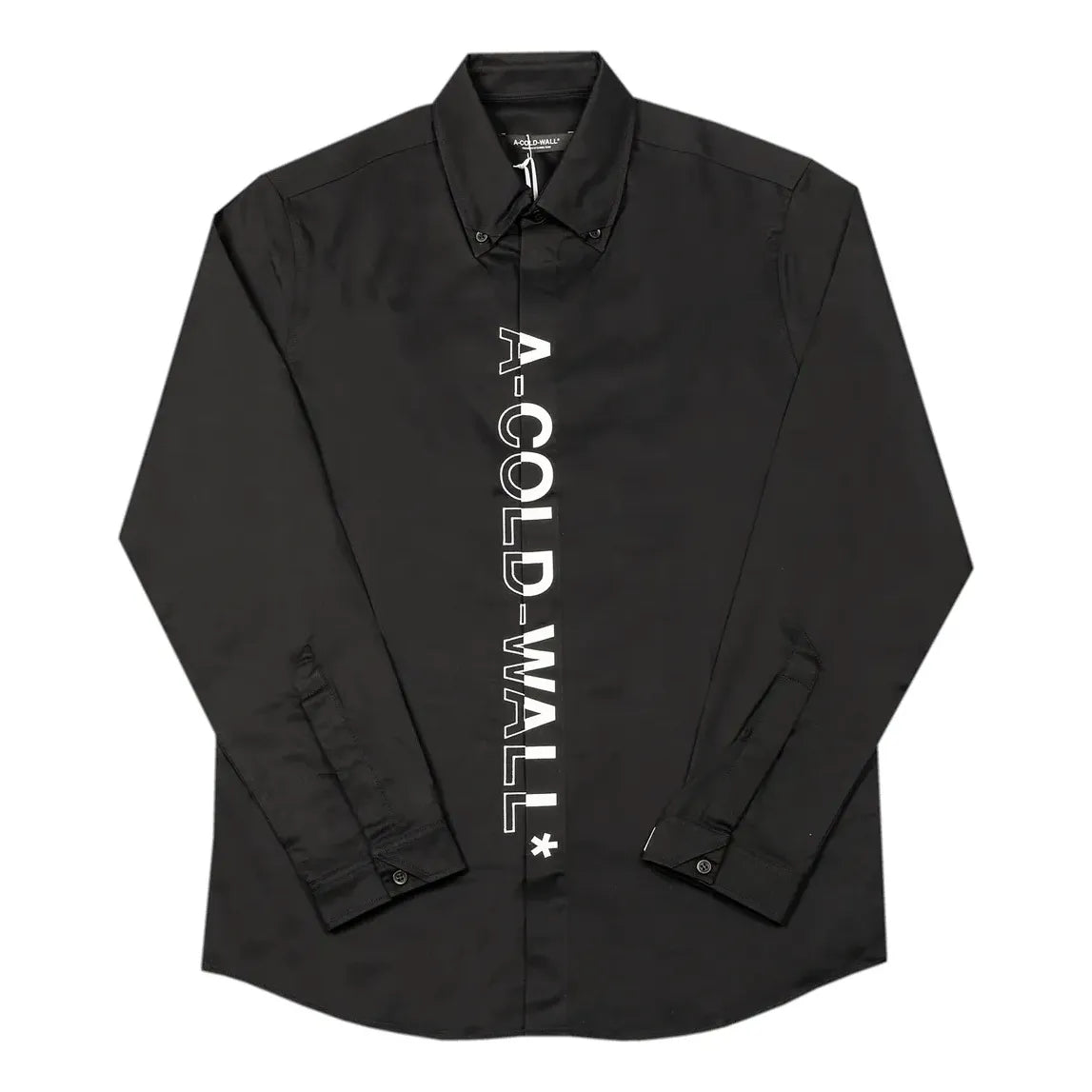 A-COLD-WALL* Logo Branded Shirt 'Black' ACWMSH038-BLACK