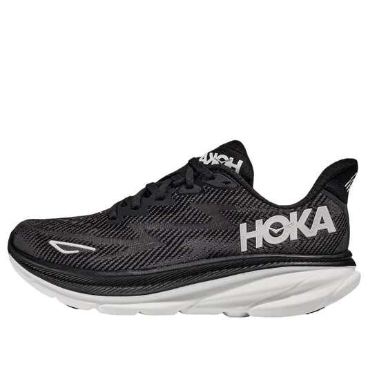 HOKA ONE ONE Clifton 9 2E Wide 'Black White' 1132210-BWHT