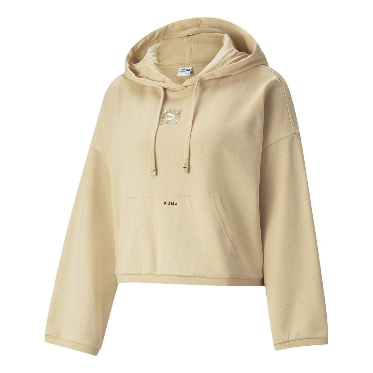 (WMNS) PUMA RE.GEN Cropped Hoodie 'Yellow' 531941-20