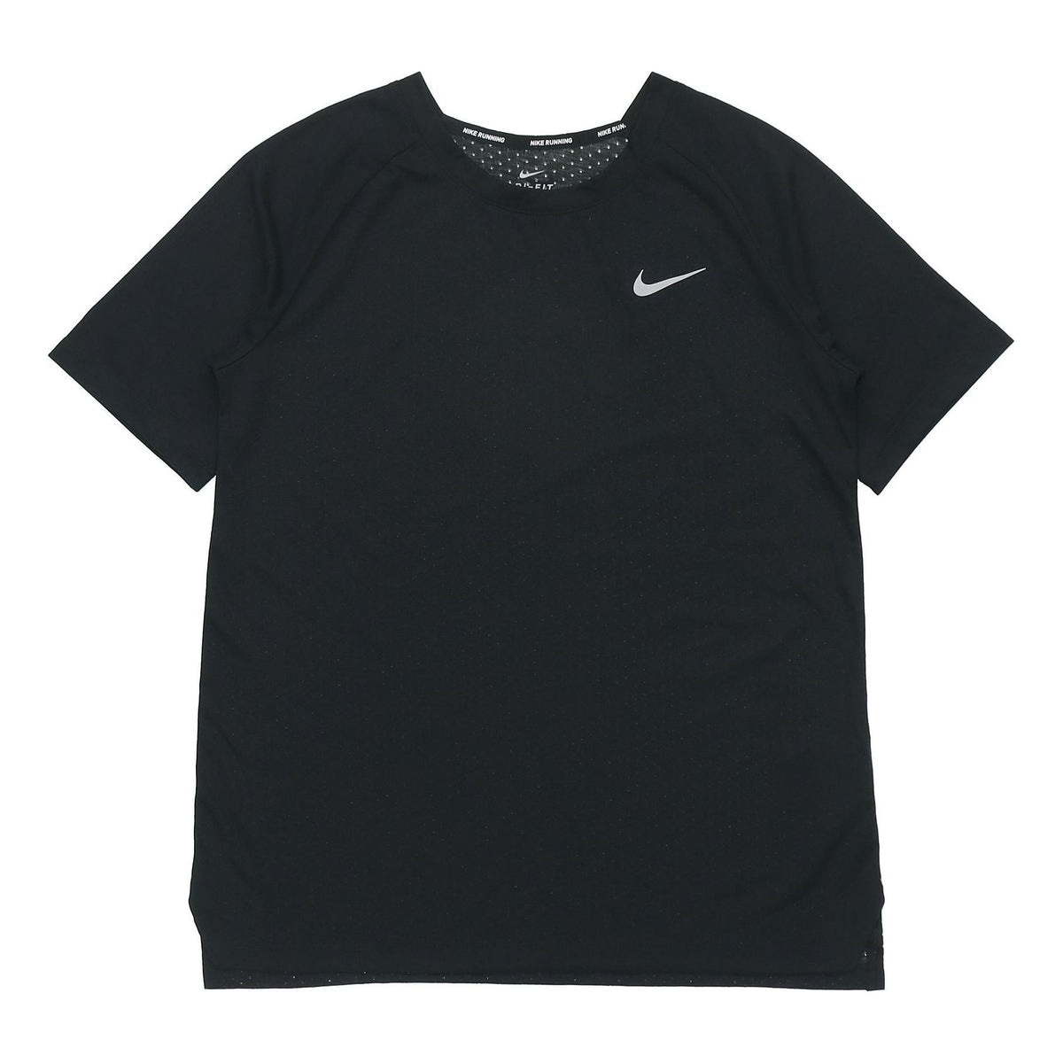 (WMNS) Nike Dri-Fit Tailwind Short Sleeve Running 'Black' 890192-010