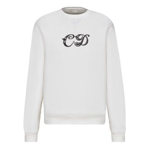 Dior x Kenny Scharf CD Embroidery Crew 'White' 193J687A0531-C089