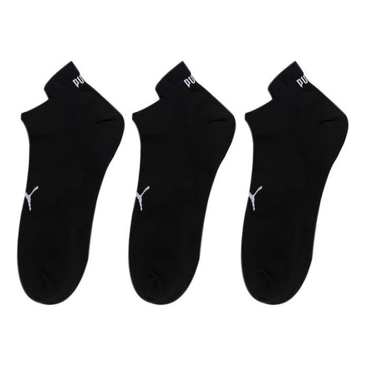 PUMA Sport Short Socks 3 Pack 'Black White' 935550-01