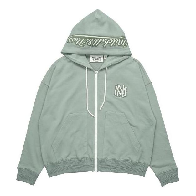 Mitchell & Ness Logo Jacket 'Green' MNRQAWTOHC010-BLE